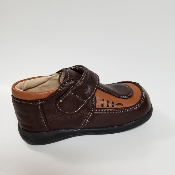 Leather KIds Shoes Excellent Condition SZ 7 Todd - Picture 3 of 4